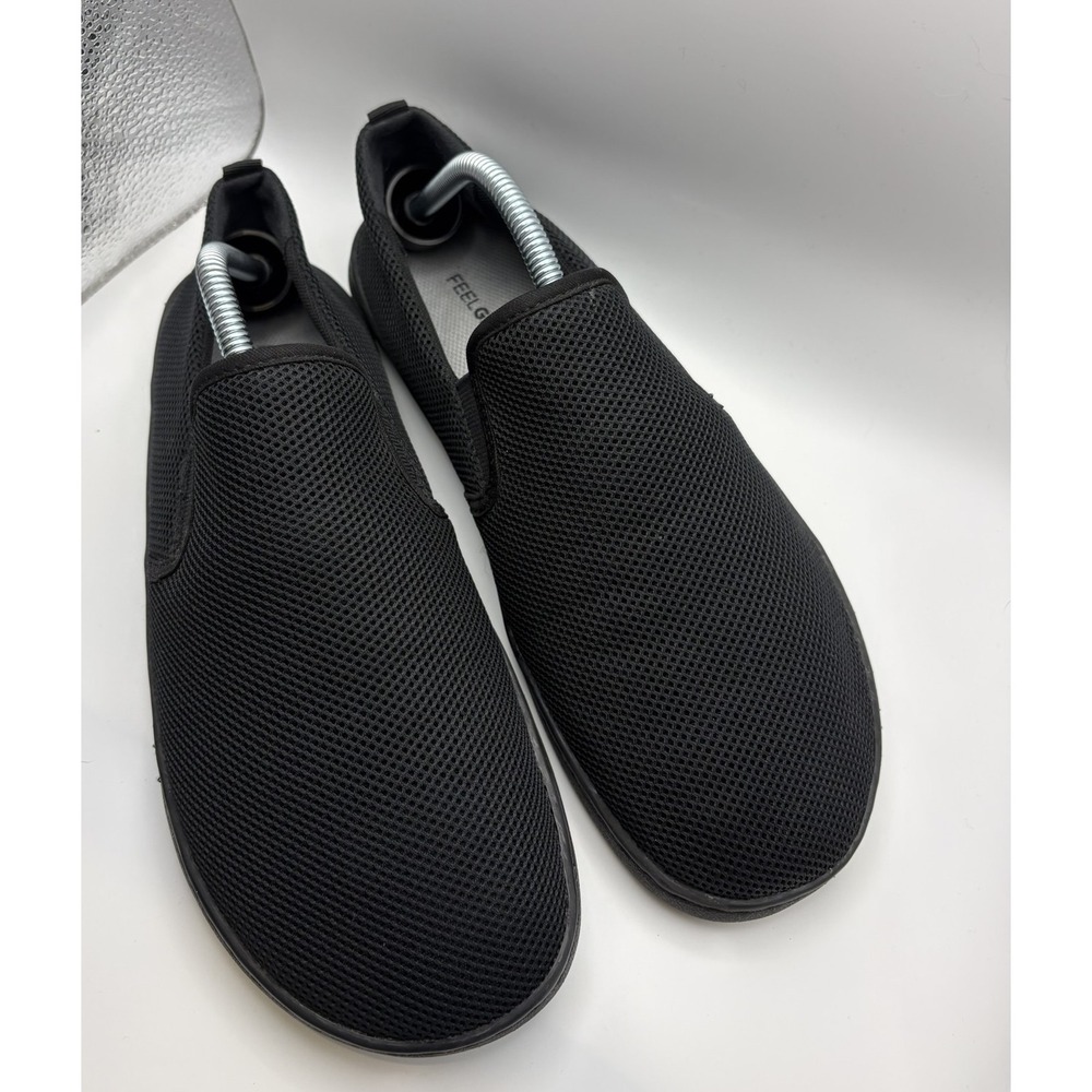 Feelgrounds Droptop Mesh Barefoot Shoes Black Slip On EU 42 US M9 W11 Minimalist